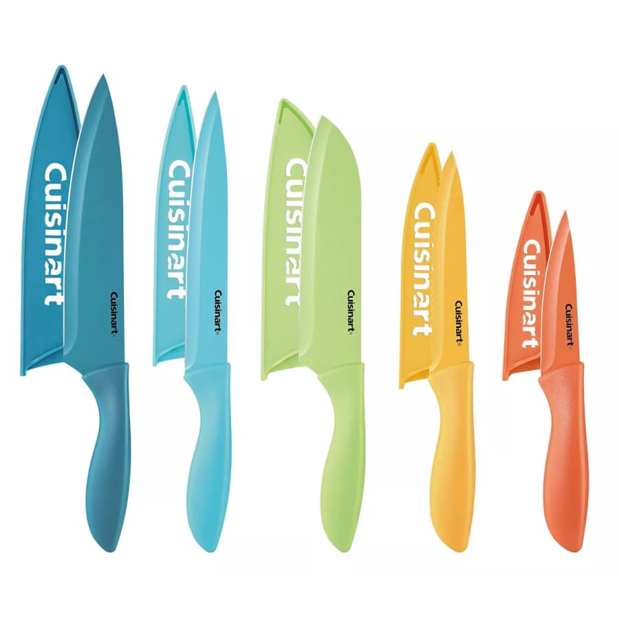 Cuisinart 10-Piece Seaside Ceramic-Coated Knife Set for $14 Cuisinart 10-Piece Seaside Ceramic-Coated Knife Set for $14