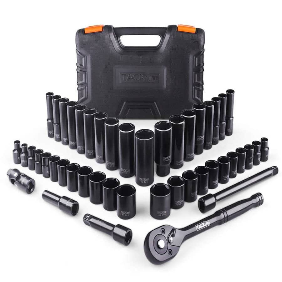 Tacklife 46-Piece 3/8" Drive Socket Set for $30 Tacklife 46-Piece 3/8" Drive Socket Set for $30