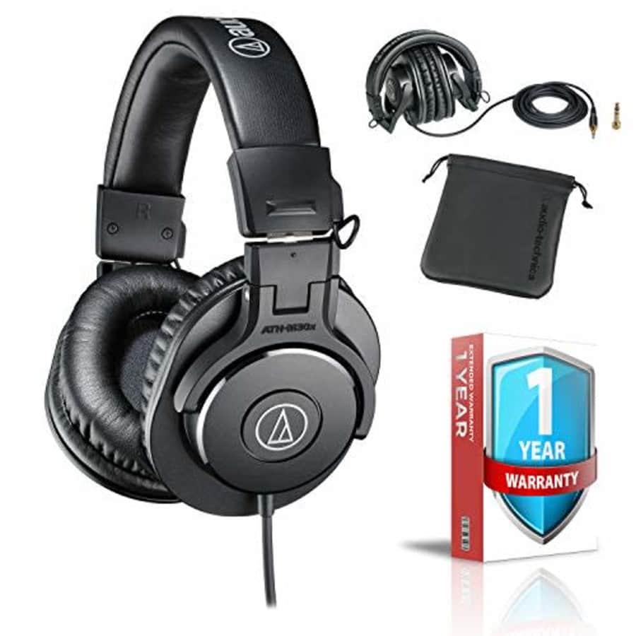 Audio-Technica ATH-M30x Professional Monitor Headphones with Protective Carrying Case for $76 Audio-Technica ATH-M30x Professional Monitor Headphones with Protective Carrying Case for $76
