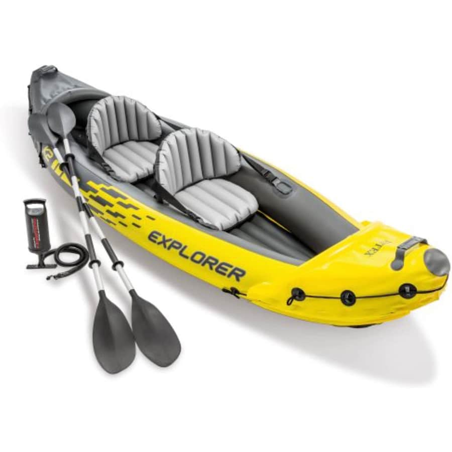 Intex Explorer K2 2-Person Inflatable Kayak Set for $132 Intex Explorer K2 2-Person Inflatable Kayak Set for $132
