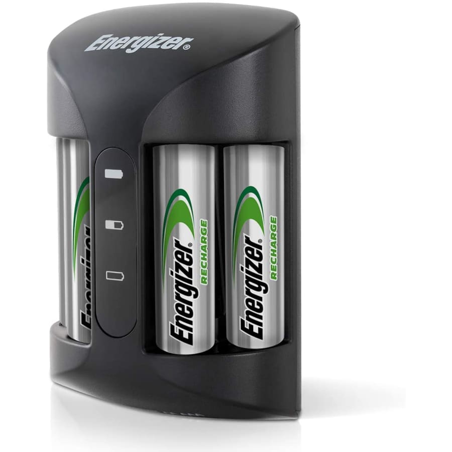 Energizer Recharge Pro AA and AAA Battery Charger w/ 4 AA Batteries: $14 Energizer Recharge Pro AA and AAA Battery Charger w/ 4 AA Batteries: $14