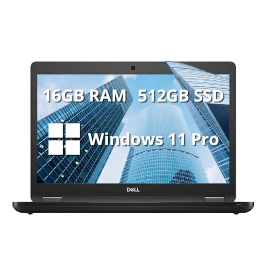 DELL Latitude 5490 14" FHD Business Laptop, Intel i5-8350U Quad Processor, 16GB RAM, 512GB PCIe for $250