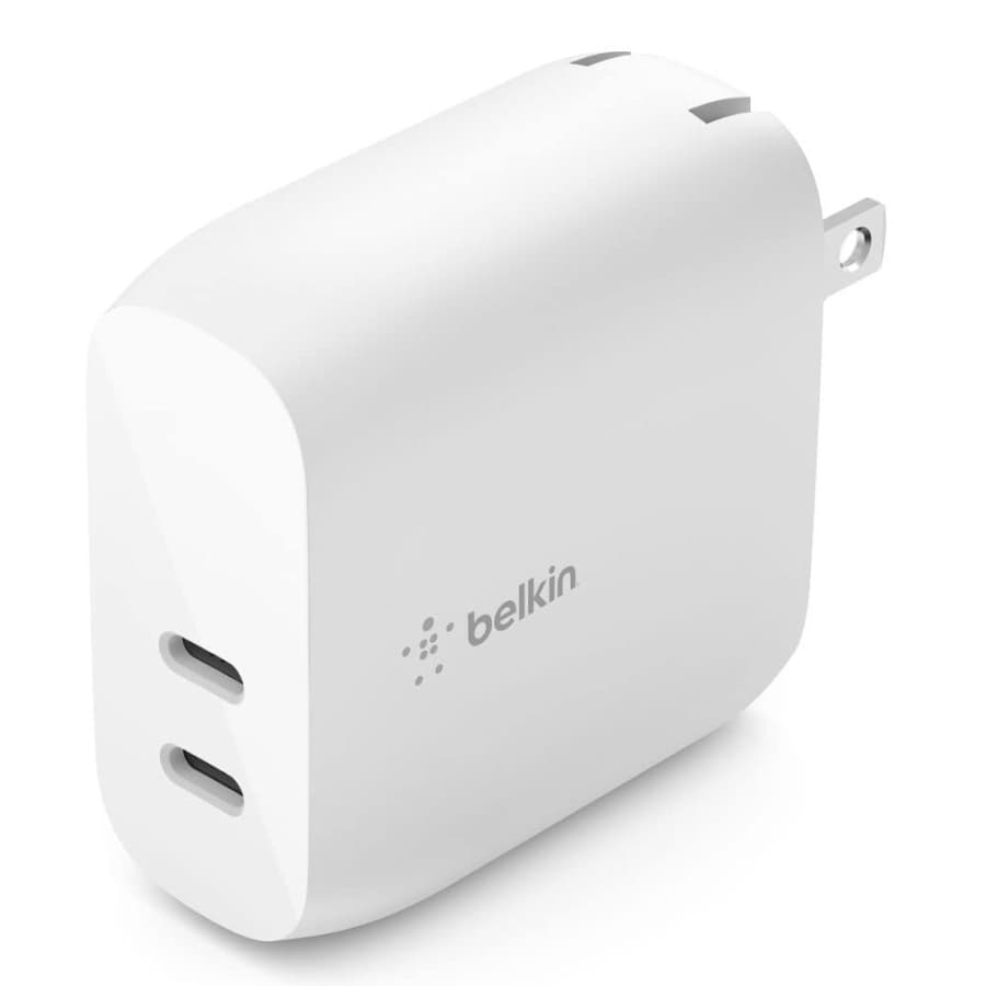 Belkin 40W Dual Port USB-C Wall Charger: $18