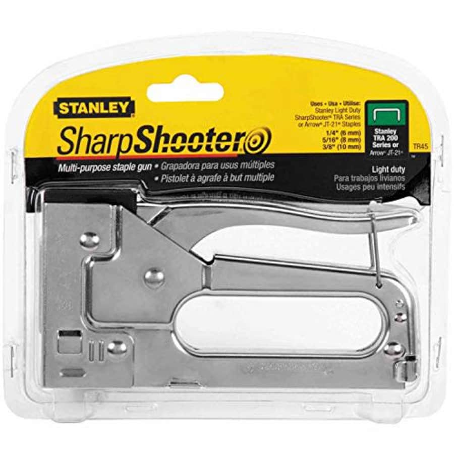 Stanley Tools Stanley TR45 Light Duty Staple Gun for $21