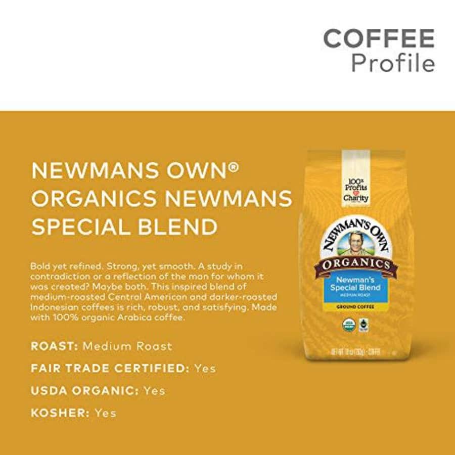 Newman's Own Organics Breakfast Blend, Ground, 10 Ounce Bag for $17