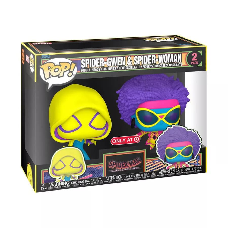 Funko Pop! Across the Spiderverse Spider-Gwen & Spider-Woman for $5 Funko Pop! Across the Spiderverse Spider-Gwen & Spider-Woman for $5