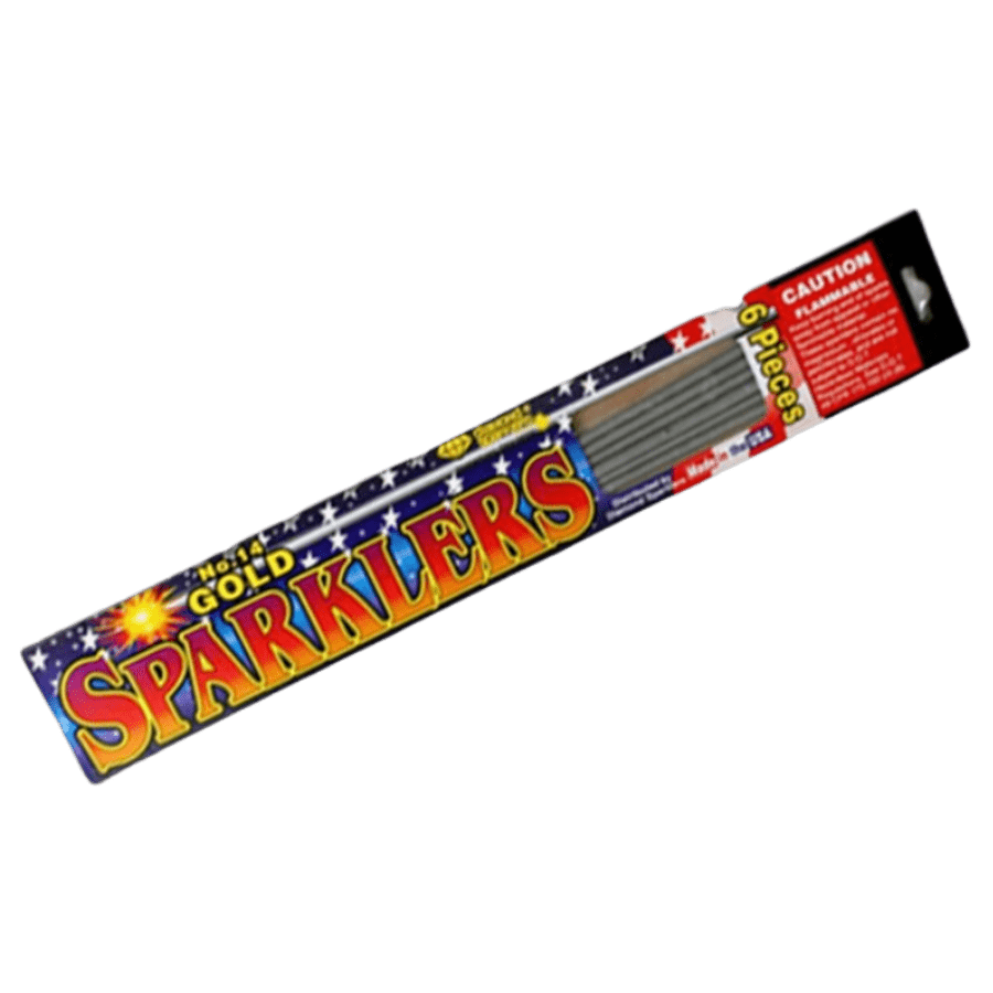No. 14 Gold 14" Sparklers 6-Pack at Phantom Fireworks: for free No. 14 Gold 14" Sparklers 6-Pack at Phantom Fireworks: for free