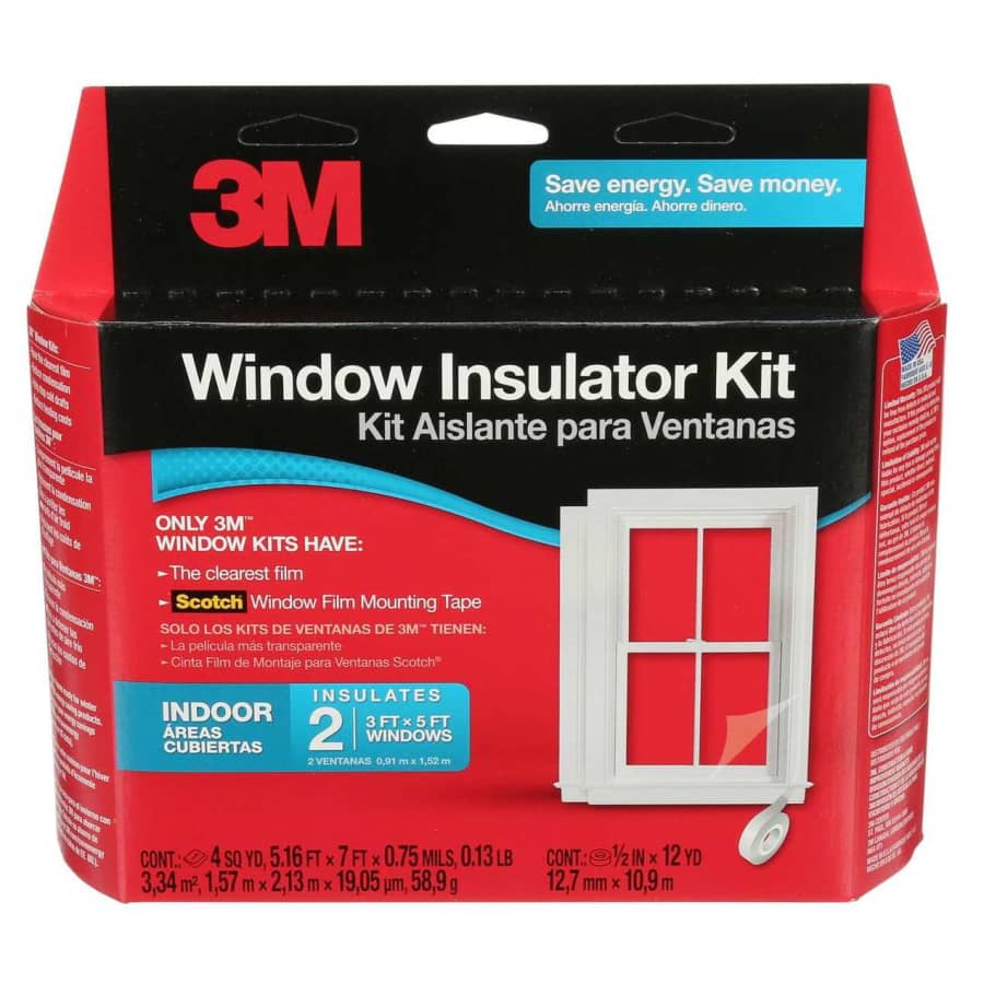 3M Indoor Window Insulator Kit 2-Pack for $7 3M Indoor Window Insulator Kit 2-Pack for $7