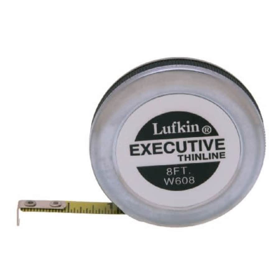 Crescent Lufkin 1/4" x 8' Executive Thinline Yellow Clad Pocket Tape Measure - W608 for $23 Crescent Lufkin 1/4" x 8' Executive Thinline Yellow Clad Pocket Tape Measure - W608 for $23