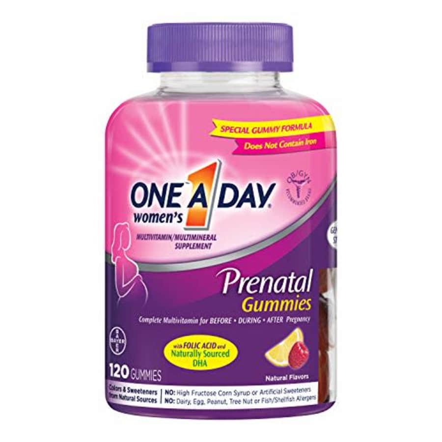 One A Day Womens Prenatal Multivitamin Gummies, Supplement for Before and During Pregnancy, for $27 One A Day Womens Prenatal Multivitamin Gummies, Supplement for Before and During Pregnancy, for $27
