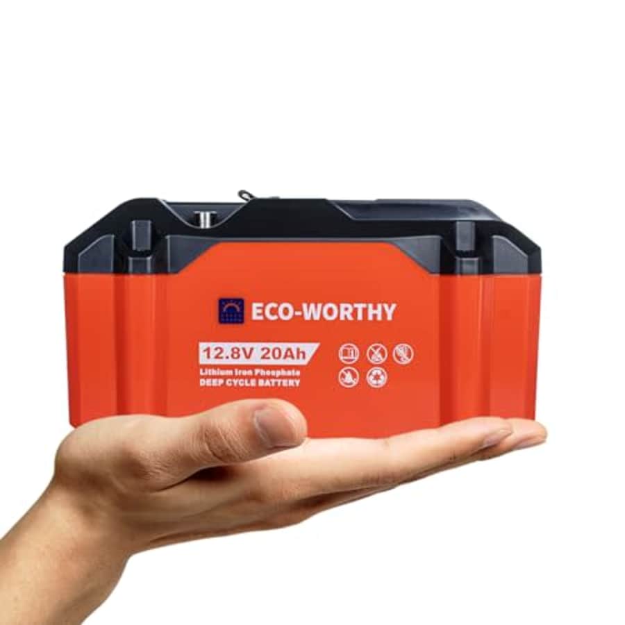 Eco-Worthy 12.8V 20Ah LiFePO4 Battery for $76 Eco-Worthy 12.8V 20Ah LiFePO4 Battery for $76