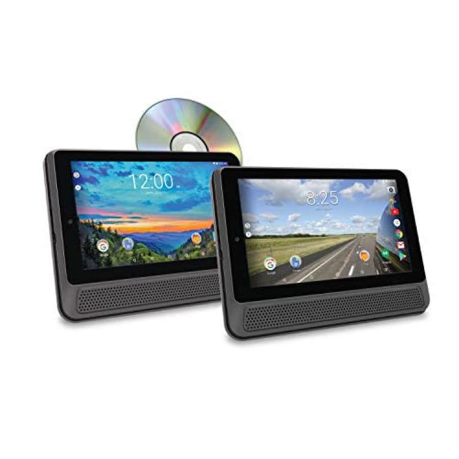 RCA Dual 10 inches Fast Quad Core Tablets 16GB & DVD Player Combo - 2 Tablets 1 DVD Player Kit for $120