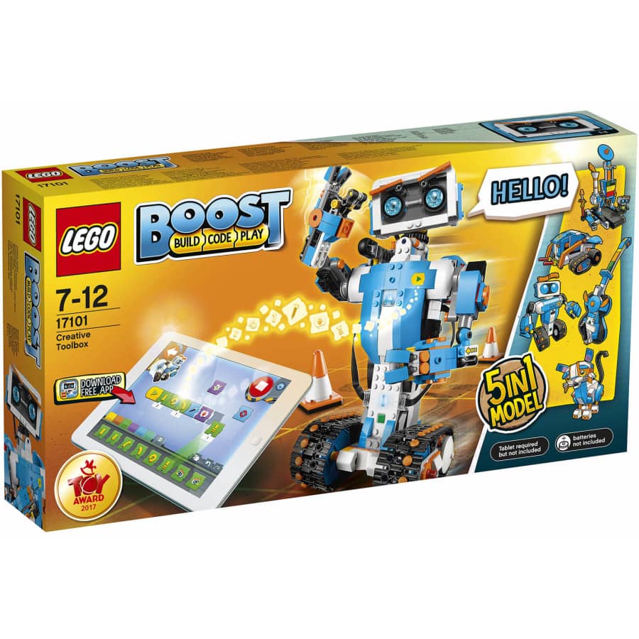 LEGO BOOST Creative Toolbox Coding STEM Set for $120