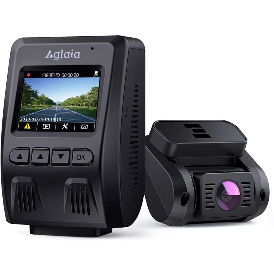 Aglaia 1080p Dual Dash Cam for $87
