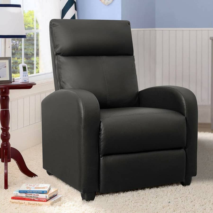 Ebern Designs Udall Manual Recliner with Massage for $130