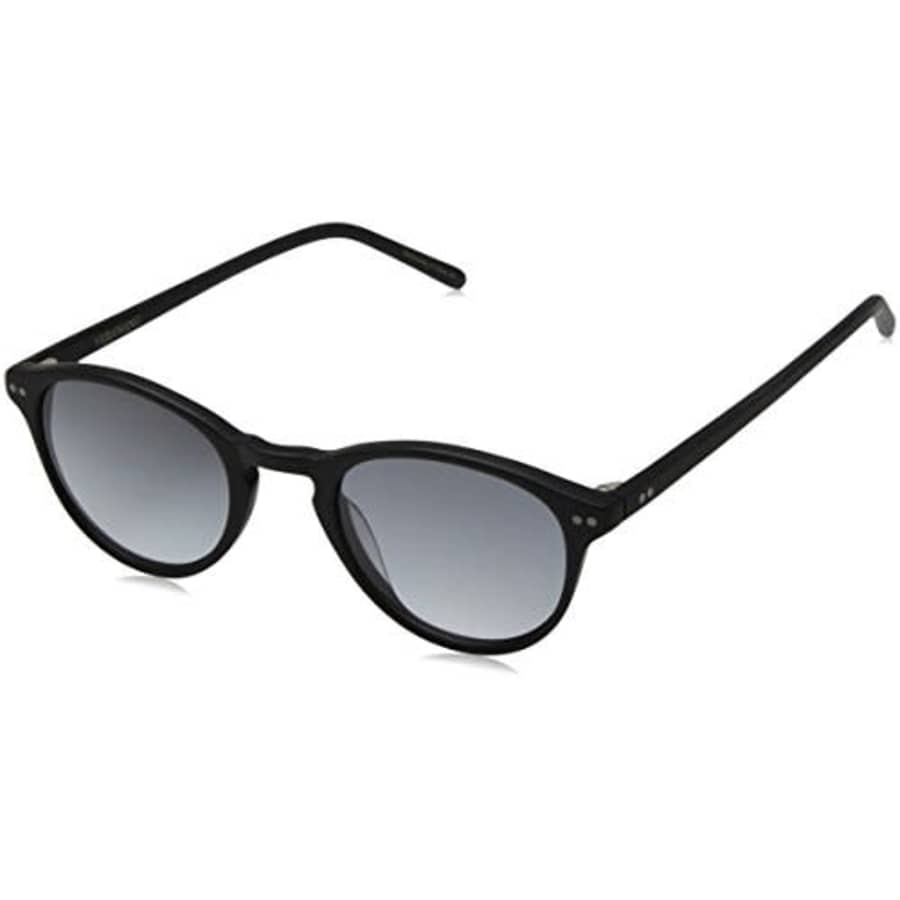 Vera Wang Women's V449 Round Sunglasses, Matte Black, 46 mm for $129