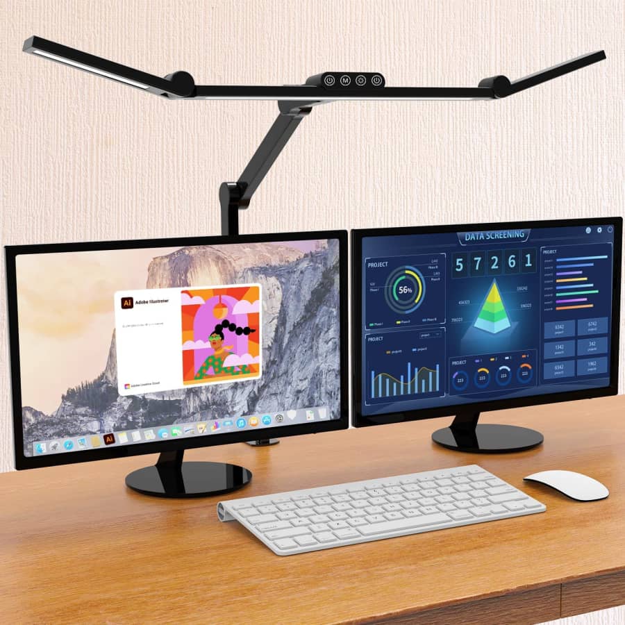 Micomlan LED Architect Desk Lamp w/ Clamp for $56