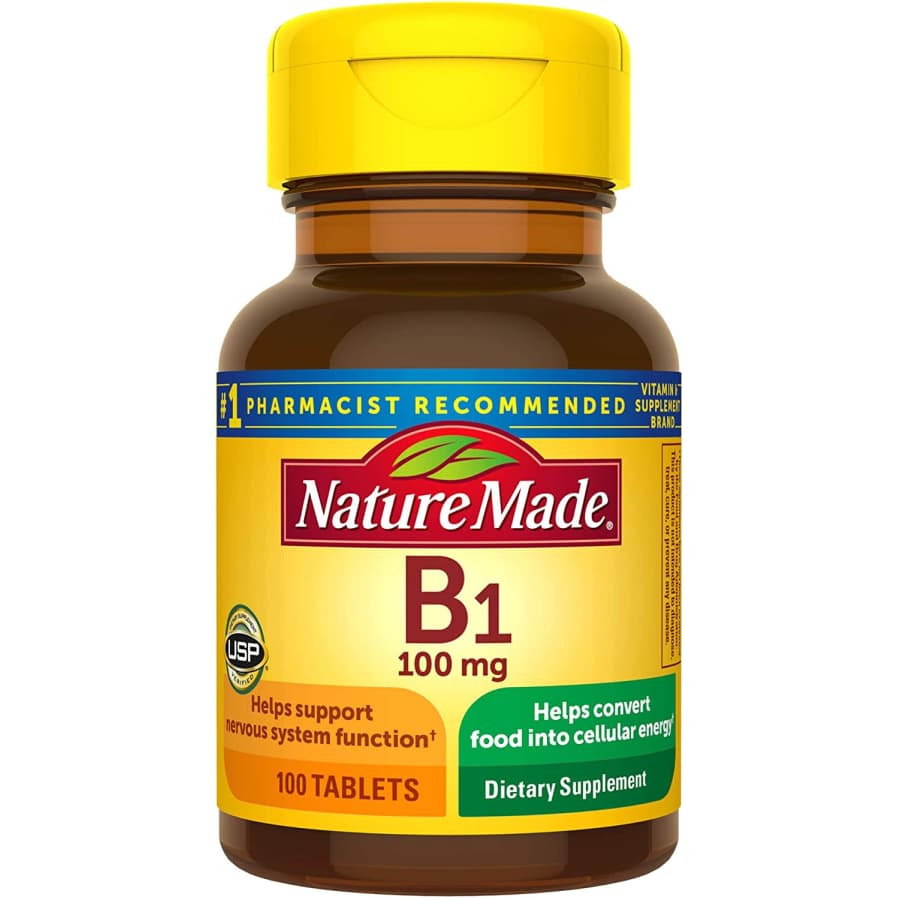 Nature Made Vitamin B1 100 mg Tablets 100-Count Bottle for $10