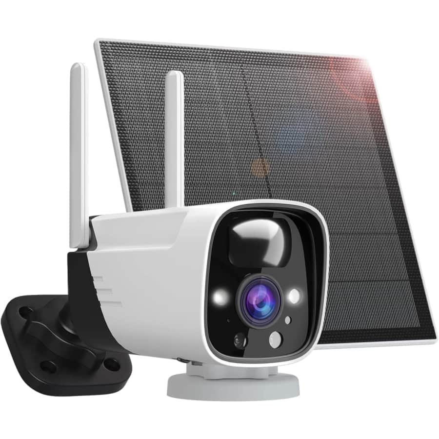 Rraycom Solar Powered Wireless Security Camera for $50