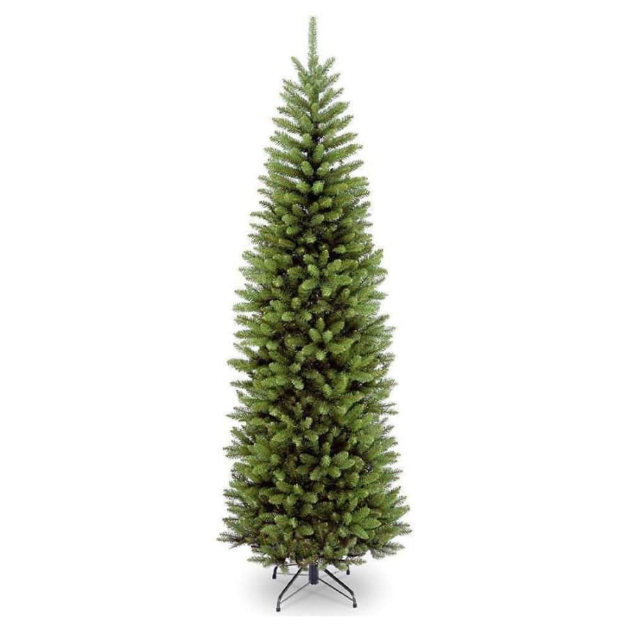 National Tree Company 7.5-Foot Kingswood Pencil Artificial Christmas Tree for $99