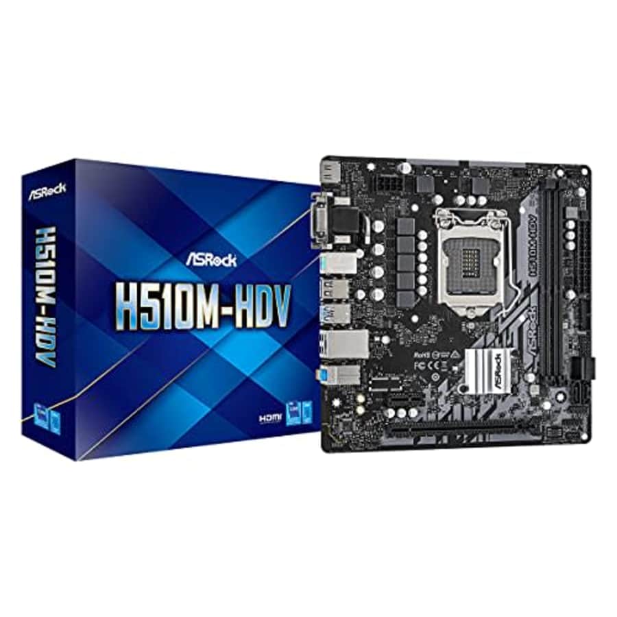 ASRock Intel H510 Micro ATX DDR4-SDRAM Motherboard for $107