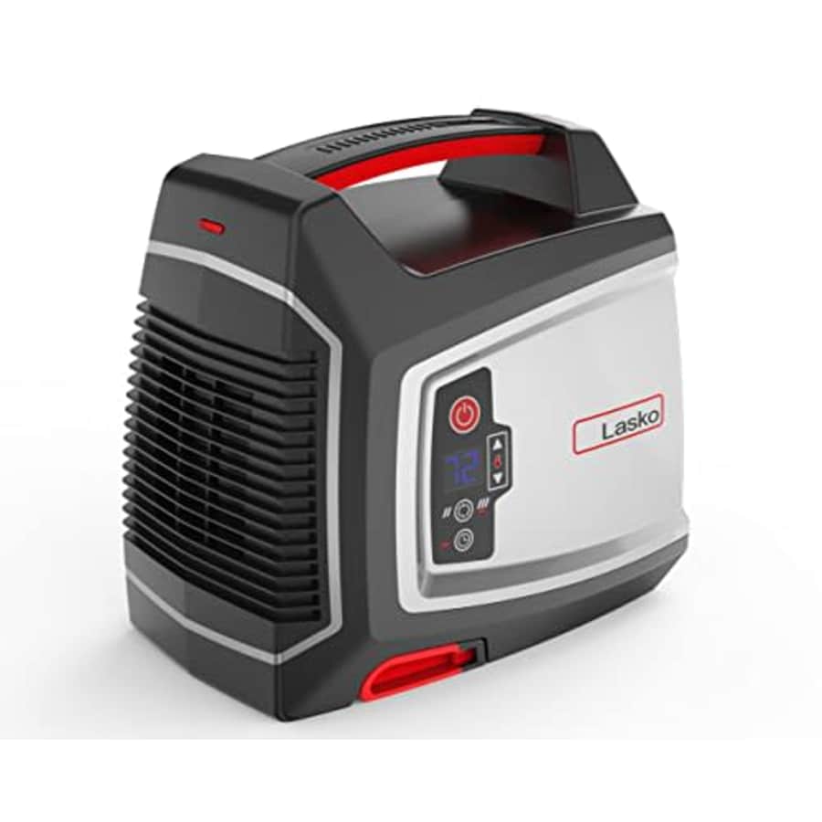 Lasko Elite Collection 1500-Watt Electric Ceramic Utility Space Heater with Timer for Garages, for $58