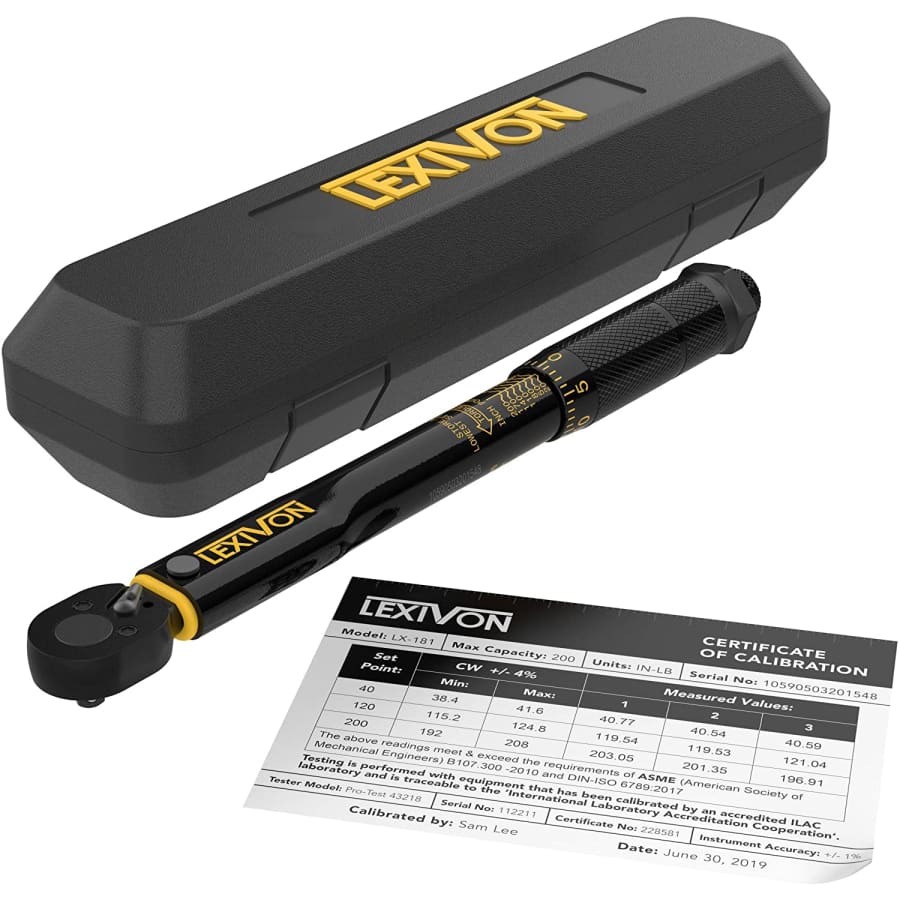 Lexivon 1/4" Drive Torque Wrench: $29.67 Lexivon 1/4" Drive Torque Wrench: $29.67