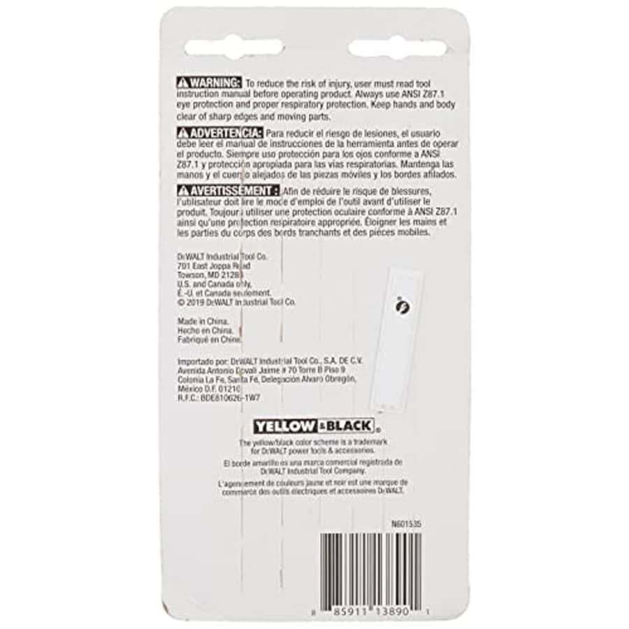 DEWALT Drill Bit Set, Brad Point, 6-Piece (DW1720), Black for $18