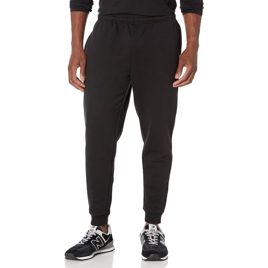 Amazon Essentials Men's Fleece Jogger Pants for $6 Amazon Essentials Men's Fleece Jogger Pants for $6