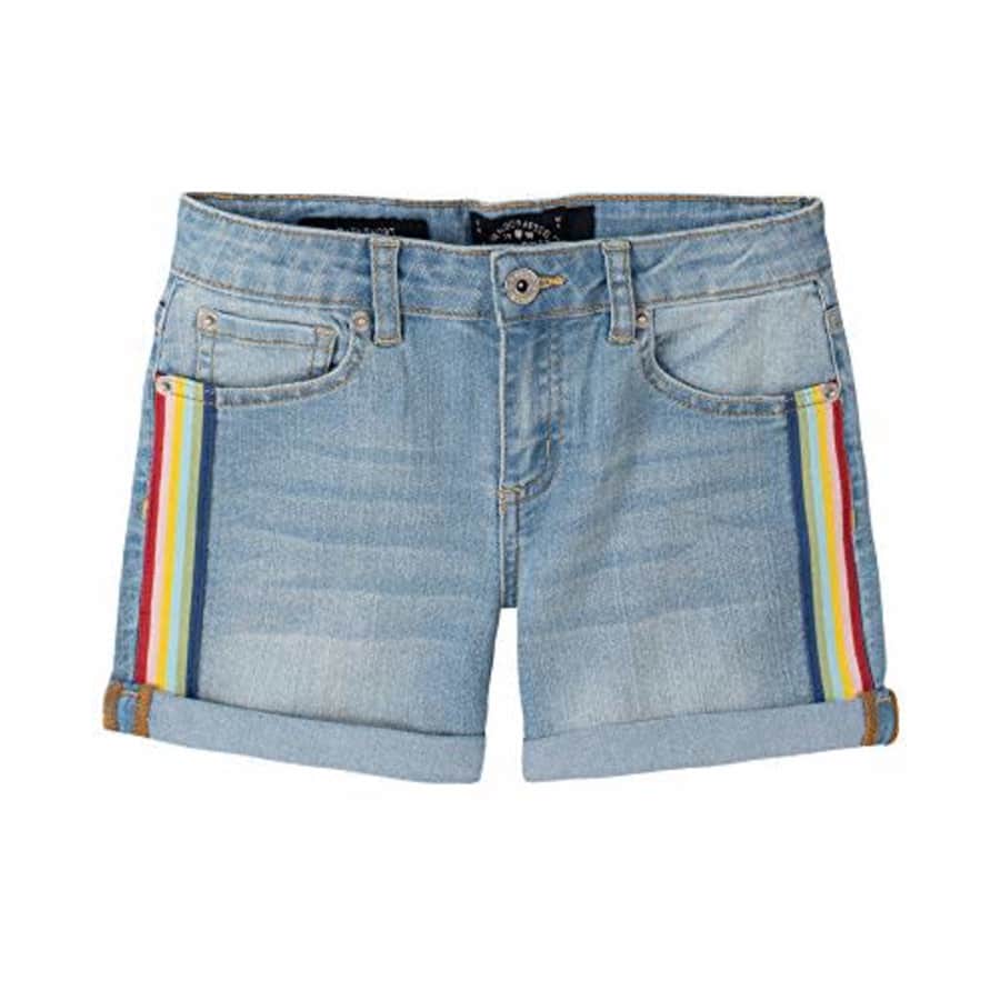 Lucky Brand Girls' Fashion Denim Shorts, Izzy Wash, 10 for $28