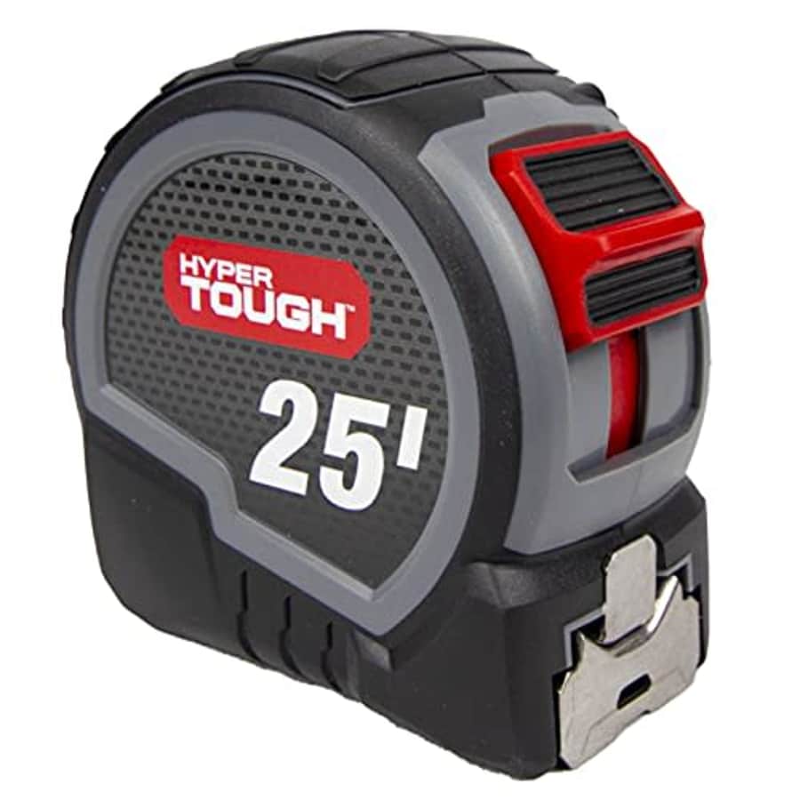 Hyper Tough 25-Foot Wide Blade Tape Measure | HIGH-Visibility Blade with Backside Printing | for $14