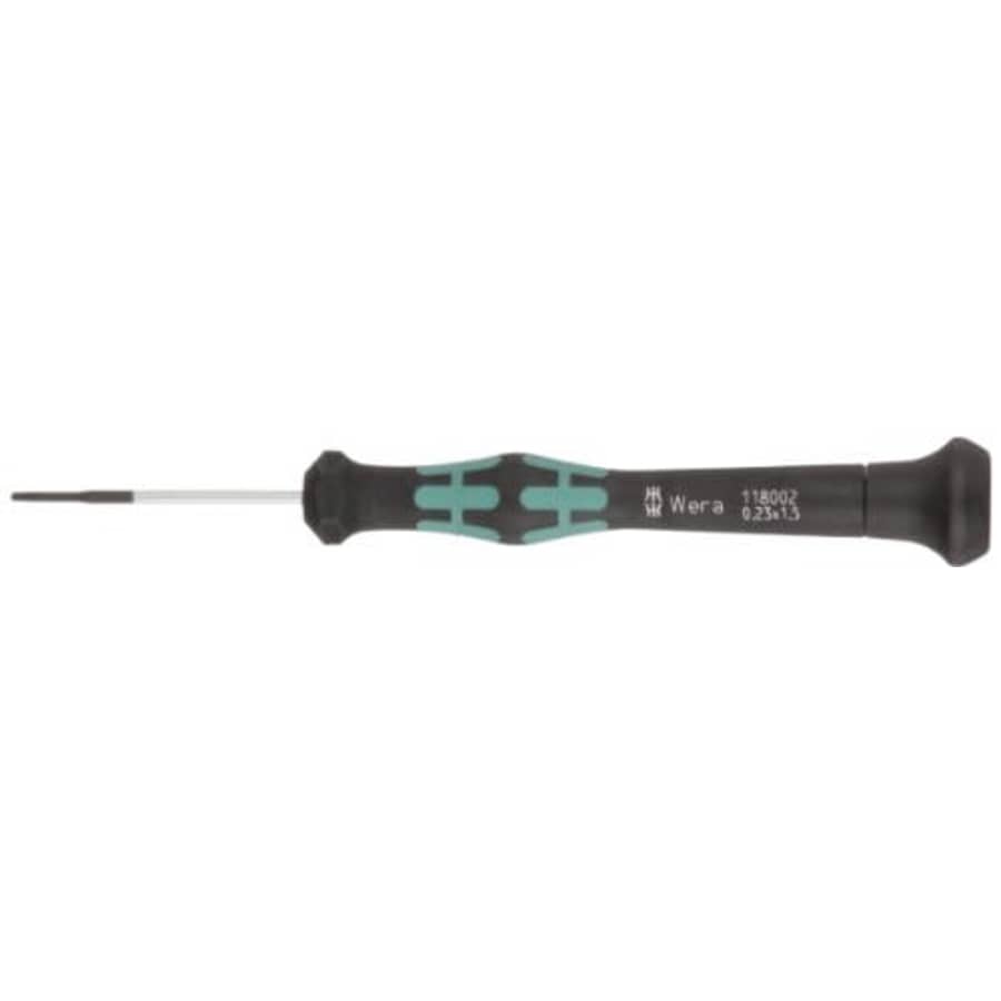 Wera 05118002003 Kraftform Micro 2035 Slotted Electronics Precision Screwdriver, 1.5mm Head, 40mm for $11 Wera 05118002003 Kraftform Micro 2035 Slotted Electronics Precision Screwdriver, 1.5mm Head, 40mm for $11