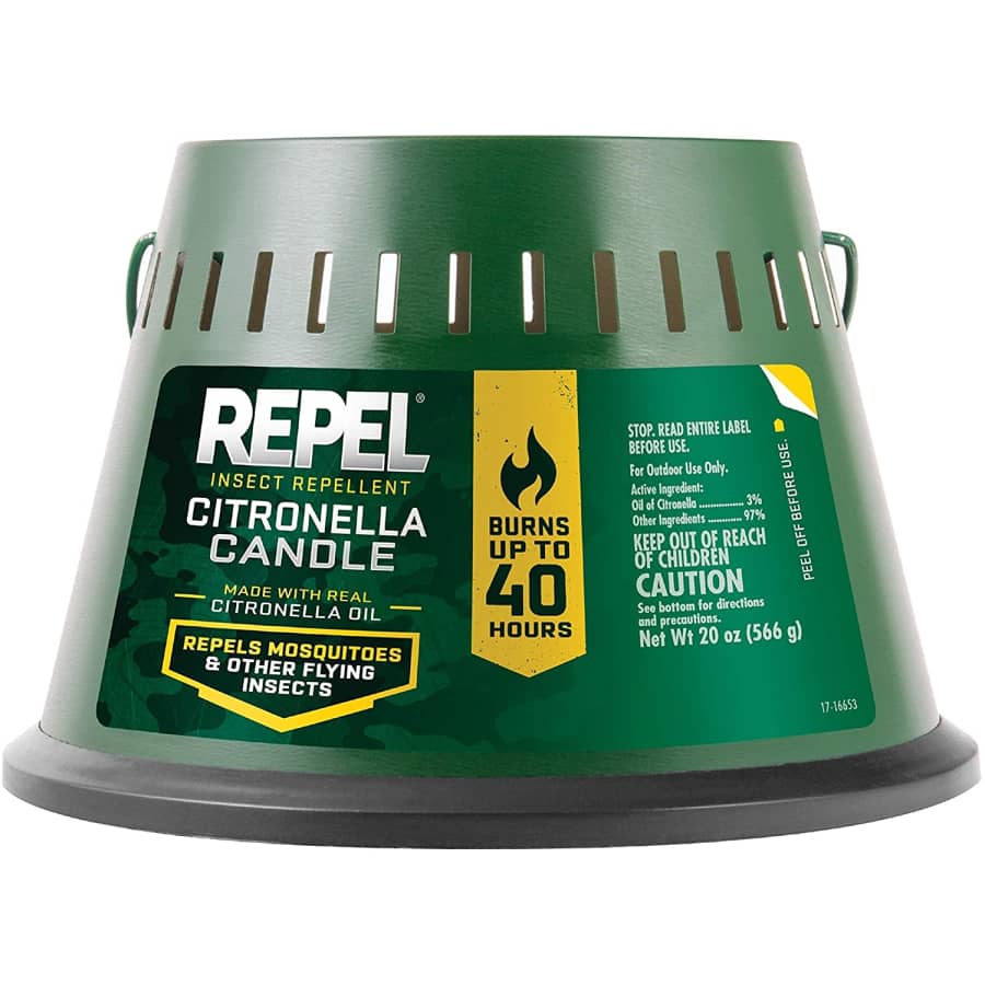Repel Insect Repellent 20-oz. Triple Wick Citronella Candle for $7 Repel Insect Repellent 20-oz. Triple Wick Citronella Candle for $7