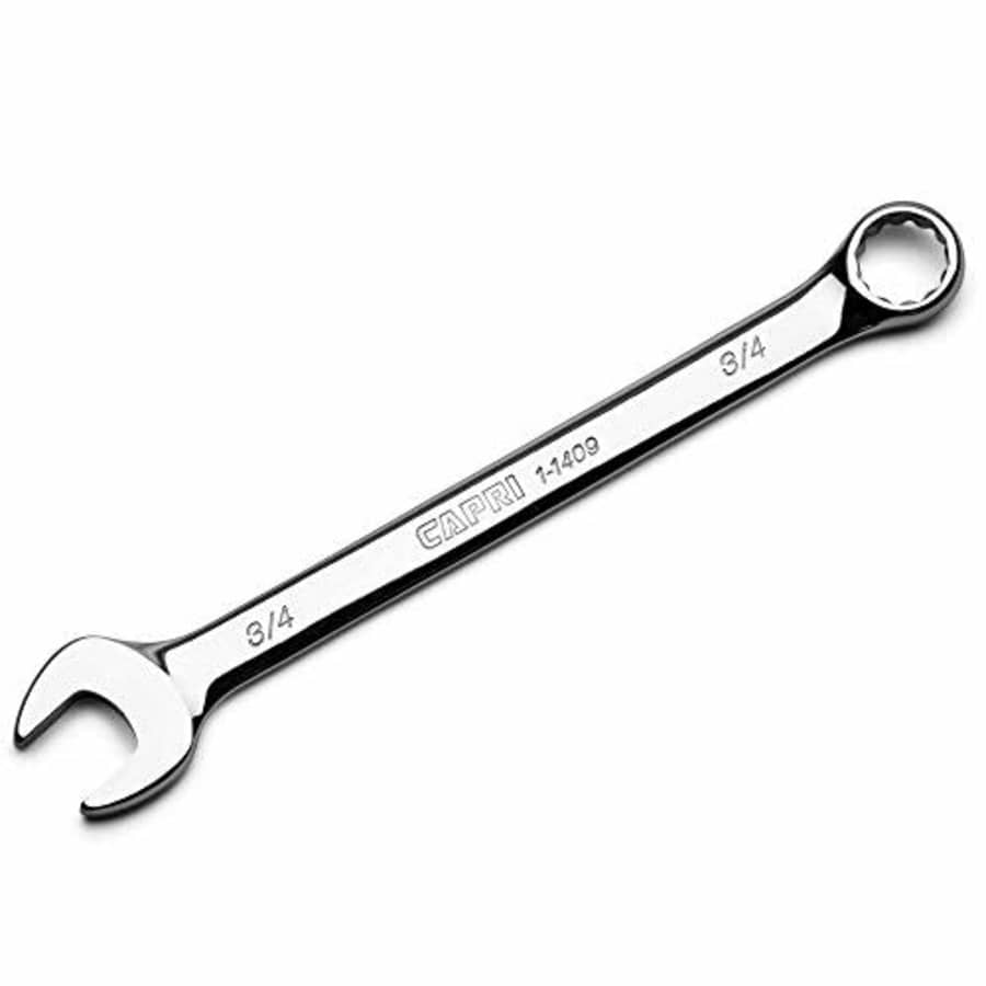 Capri Tools 3/4-inch Combination Wrench, 12 Point, SAE, Chrome (1-1409) for $17 Capri Tools 3/4-inch Combination Wrench, 12 Point, SAE, Chrome (1-1409) for $17