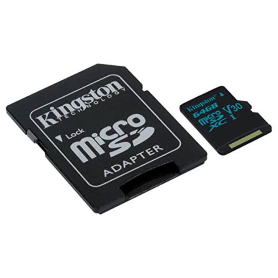Kingston Canvas Go! 64GB MicroSDXC Memory Card for $10