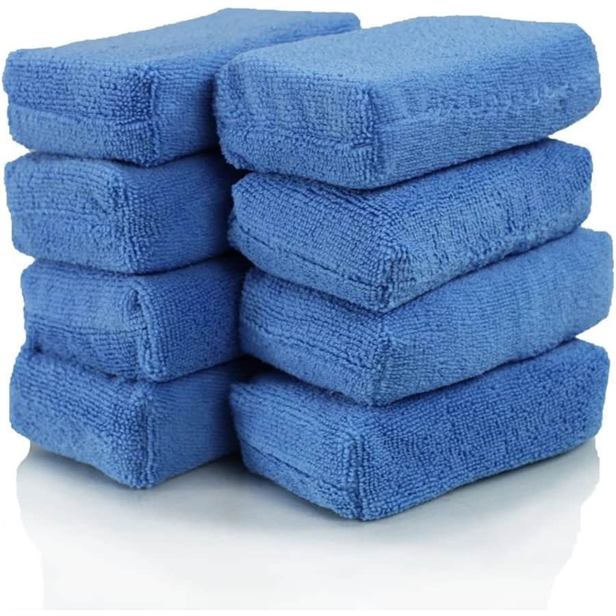 Chemical Guys Premium Grade Microfiber Applicators 8-Pack for $13
