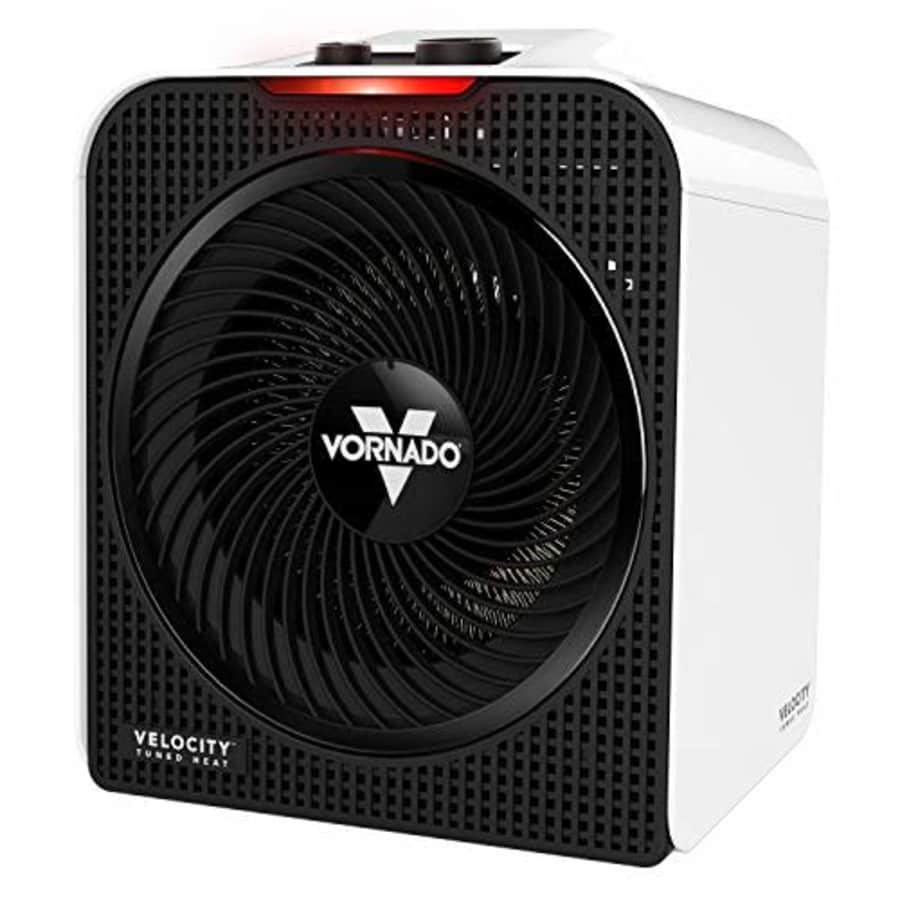 Vornado Velocity 3 Space Heater with 3 Heat Settings, Adjustable Thermostat, and Advanced Safety for $80