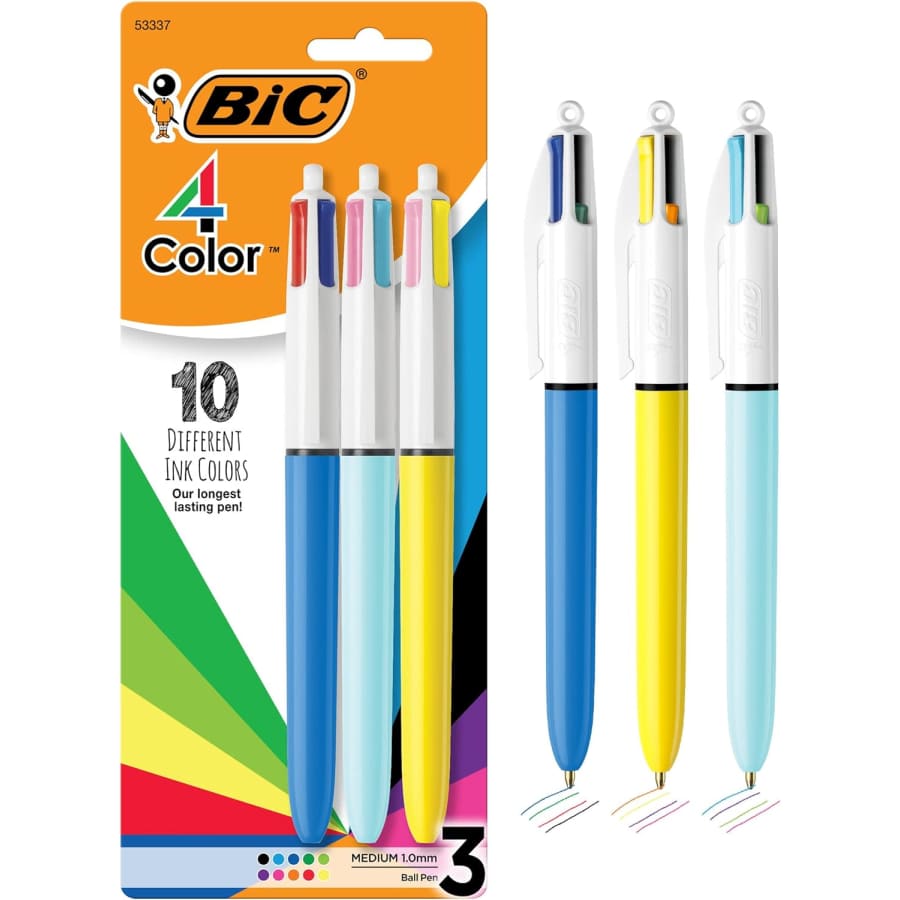 BIC 4-Color Original & Fashion Ball Pens 3-Pack for $3.73 w/ Prime + Sub & Save BIC 4-Color Original & Fashion Ball Pens 3-Pack for $3.73 w/ Prime + Sub & Save