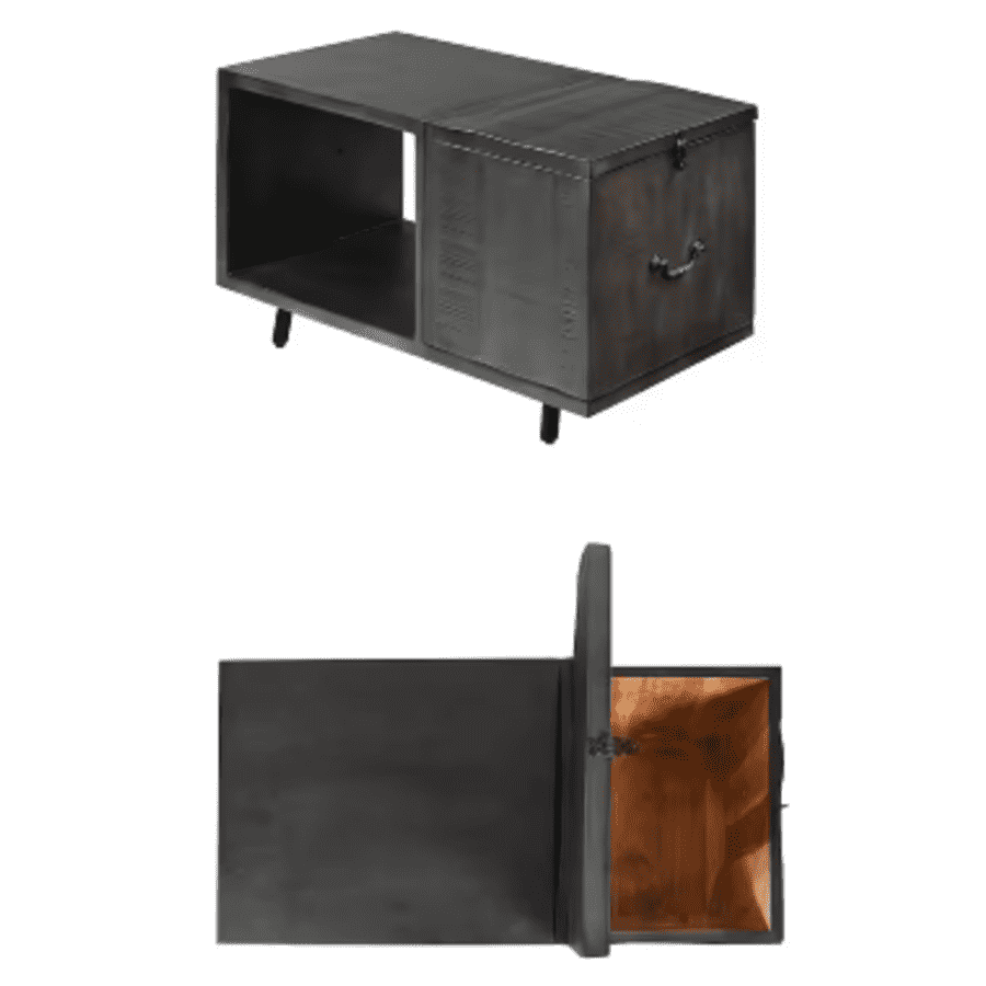 The Urban Port 16" Wood Handcrafted Coffee Table for $109