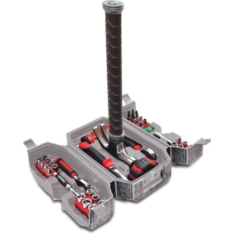 Marvel Avengers Thor's Hammer 44-Pc. Tool Set for $39 Marvel Avengers Thor's Hammer 44-Pc. Tool Set for $39