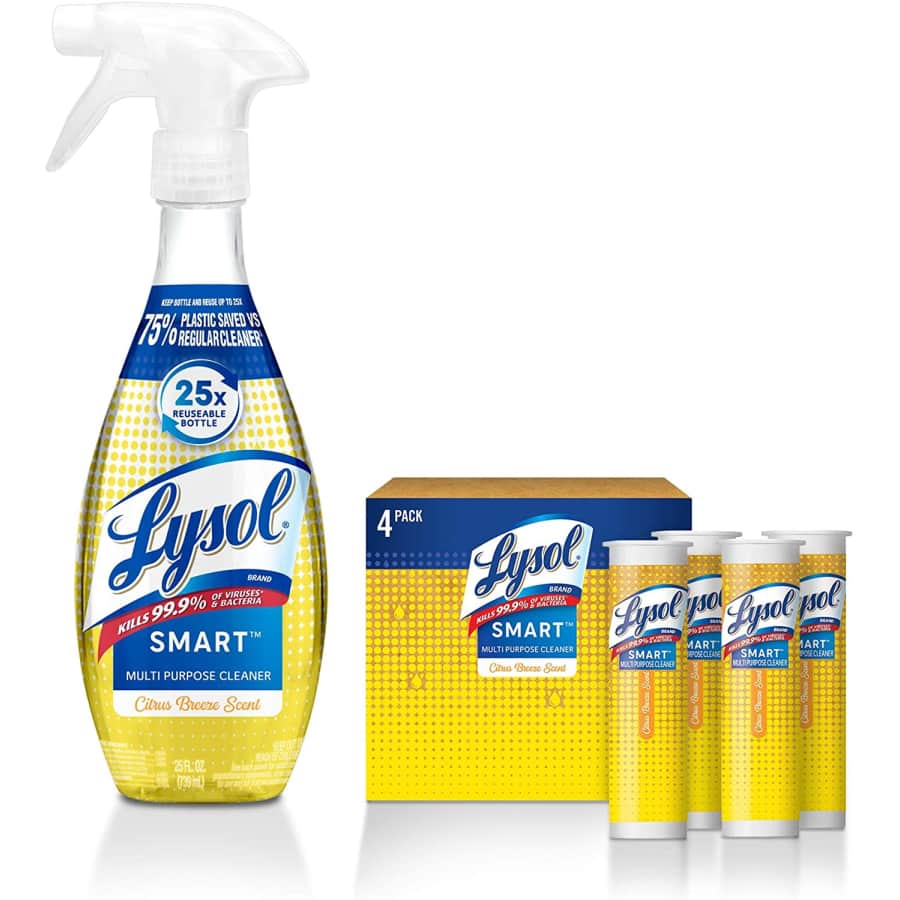 Lysol Smart Multipurpose Disinfecting Spray Cleaner Kit for $13 Lysol Smart Multipurpose Disinfecting Spray Cleaner Kit for $13