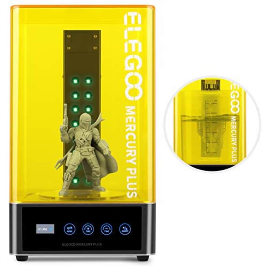 ELEGOO Mercury Plus 2 in 1 Washing and Curing Machine for Mars Photon S Photon Mono LCD SLA DLP 3D for $100