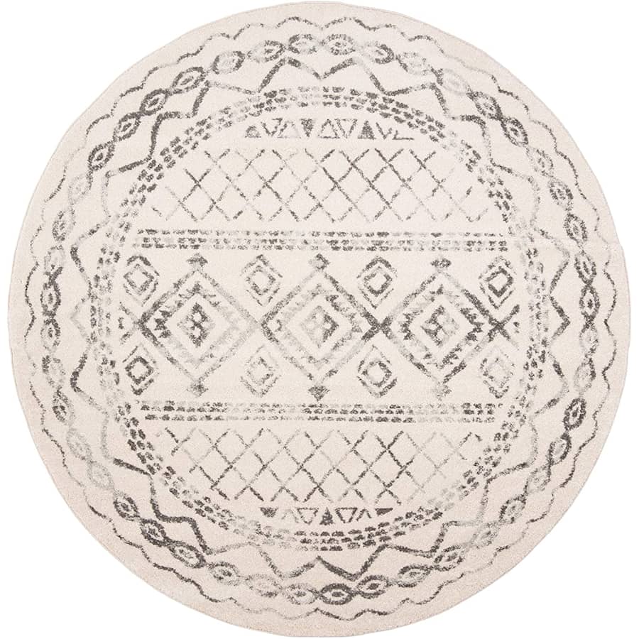 Safavieh Tulum 5-Foot Moroccan Boho Distressed Area Rug for $25