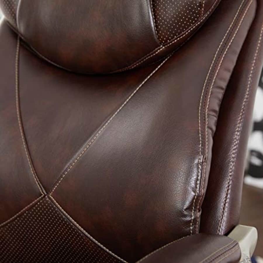 La-Z-Boy Cantania Executive Chair with AIR Lumbar Technology and Memory Foam Cushions, Ergonomic for $358