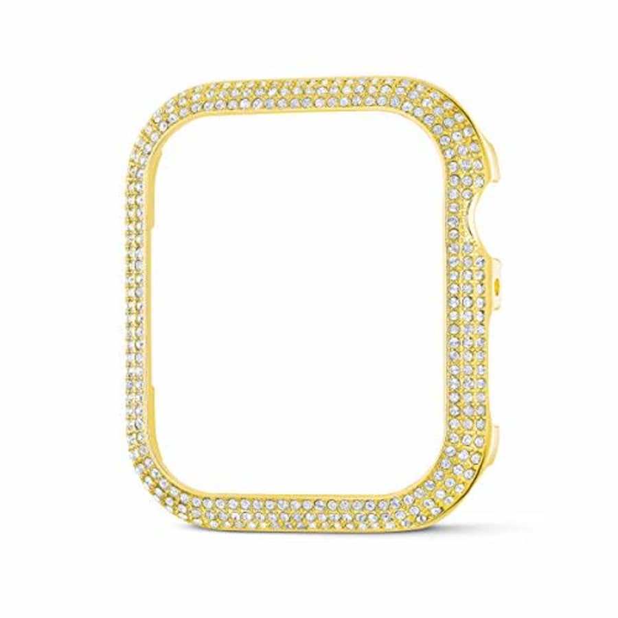 SWAROVSKI Sparkling Smartwatch Case for Apple Watch Series 4 and 5, 40mm, in Gold-Tone Finish, Part for $47