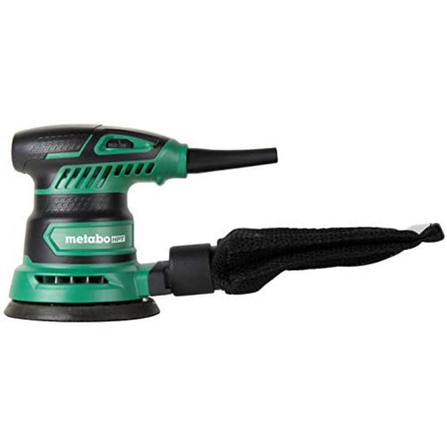 Metabo HPT Sander, Random Orbit, 5-Inch, Variable Speed, Powerful 230W 2.8 Amp Motor, Soft for $59 Metabo HPT Sander, Random Orbit, 5-Inch, Variable Speed, Powerful 230W 2.8 Amp Motor, Soft for $59