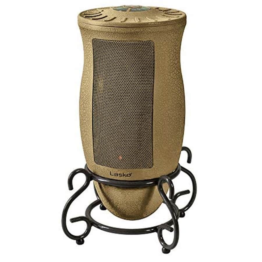 Lasko Designer Series Ceramic Space Heater-Features Oscillation, Remote, and Built-in Timer, Beige for $63 Lasko Designer Series Ceramic Space Heater-Features Oscillation, Remote, and Built-in Timer, Beige for $63
