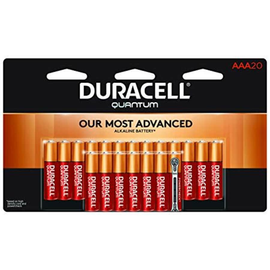 Duracell - Quantum AAA Alkaline Batteries - long lasting, all-purpose Triple A battery for for $24