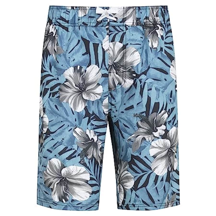 Kanu Surf Men's Standard Iconic Swim Trunks (Regular & Extended Sizes), Poolside Black/Denim for $17 Kanu Surf Men's Standard Iconic Swim Trunks (Regular & Extended Sizes), Poolside Black/Denim for $17
