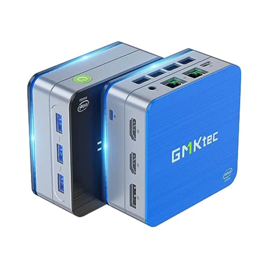GMKtec Desktop Mini PC Intel N100 Windows 11 Pro 12GB DDR5 256GB SSD Dual LAN, Mini Computer 4K for $149 GMKtec Desktop Mini PC Intel N100 Windows 11 Pro 12GB DDR5 256GB SSD Dual LAN, Mini Computer 4K for $149